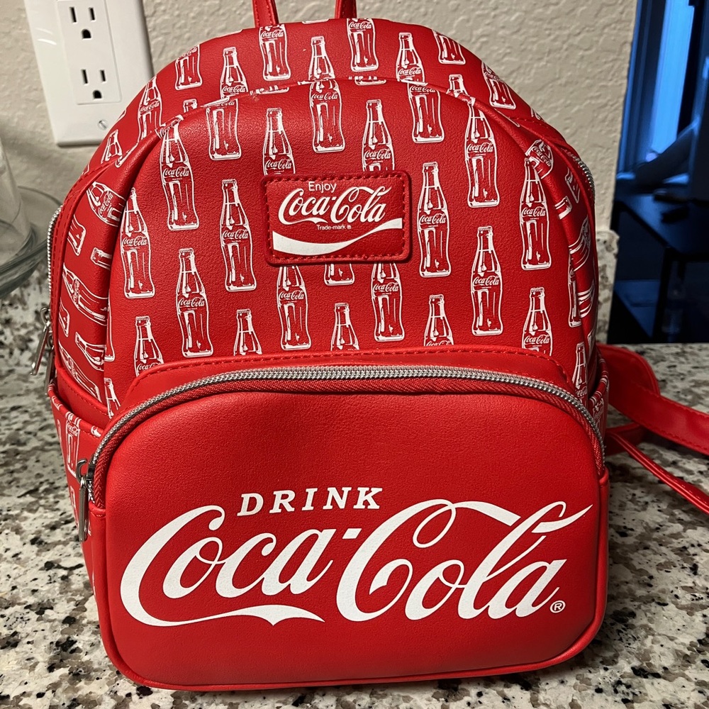 Red Coca Cola mini backpack